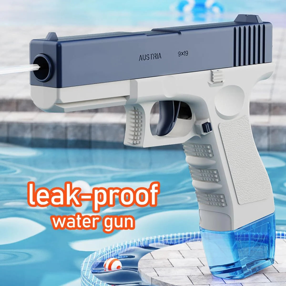 Electric Water Gun Automatic Squirt Toy Powerful Water Blaster Pistols Children Toys LED Light Pistol Summer Swimming Pool Party
