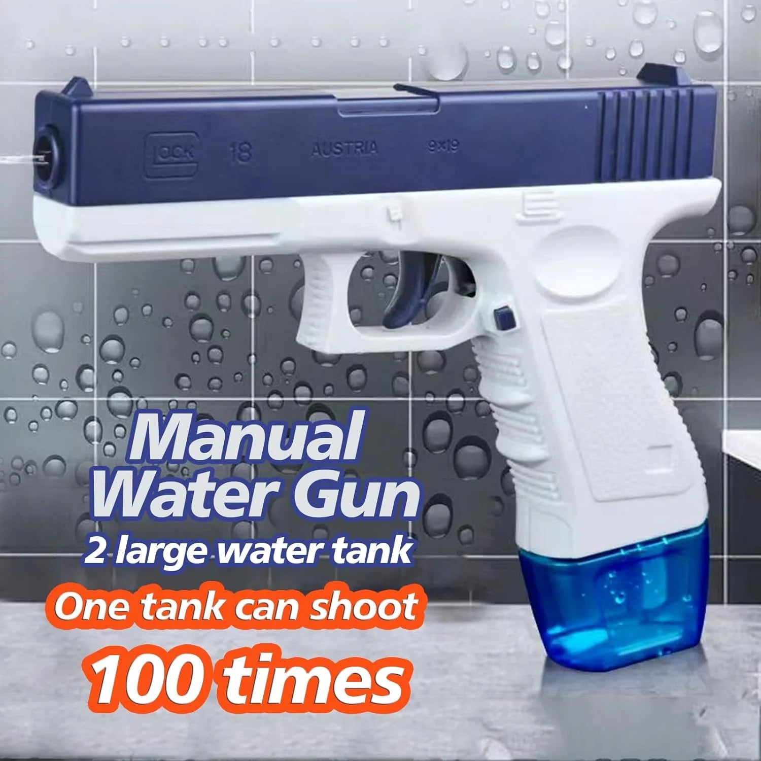 Electric Water Gun Automatic Squirt Toy Powerful Water Blaster Pistols Children Toys LED Light Pistol Summer Swimming Pool Party